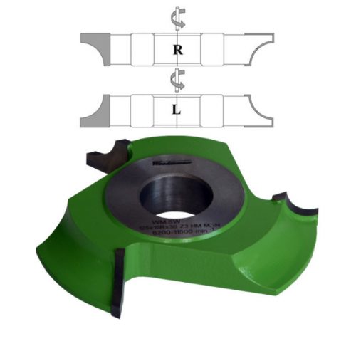 R10mm Viertelstabfräser-konkav